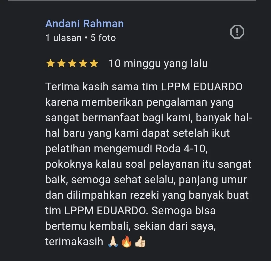 Testimoni Asli Peserta LPPM EDUARDO 08