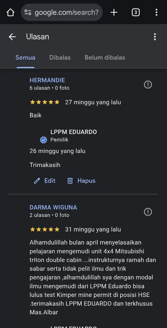 Testimoni Asli Peserta LPPM EDUARDO 20