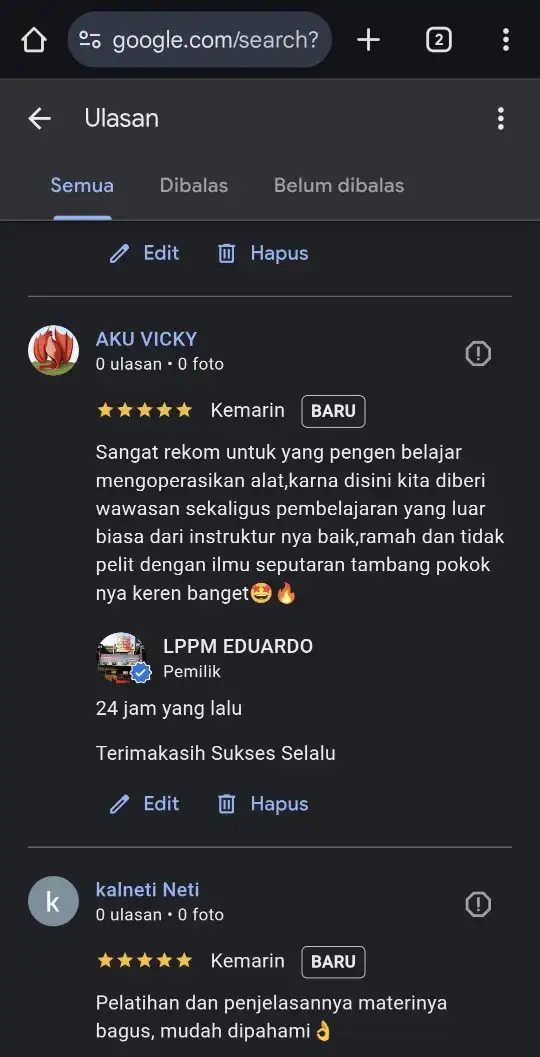 Testimoni Asli Peserta LPPM EDUARDO 25