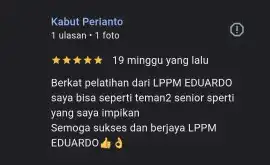Testimoni Asli Peserta LPPM EDUARDO 27